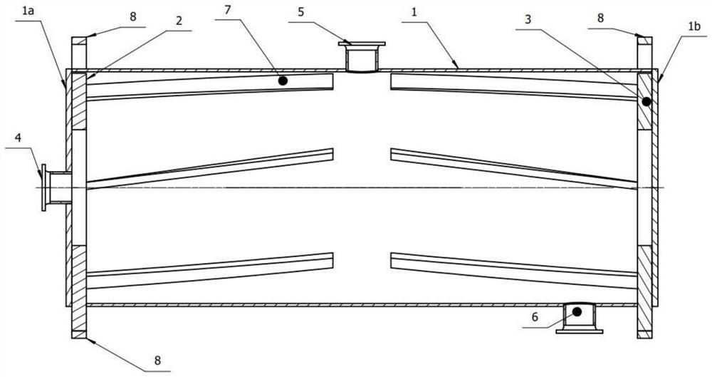 Electric heating dipping and drying rotary kiln