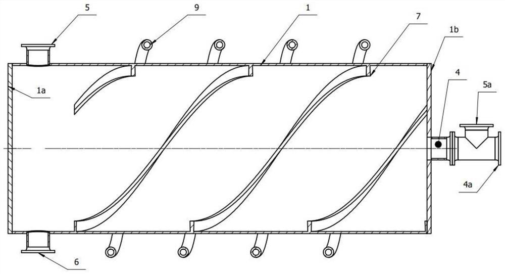 Electric heating dipping and drying rotary kiln