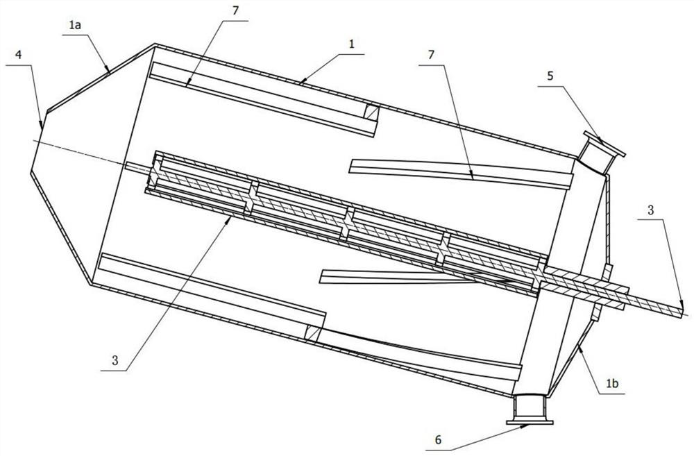 Electric heating dipping and drying rotary kiln