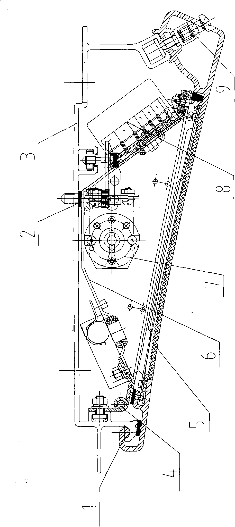 Lighting lamps of vehicle passenger cab