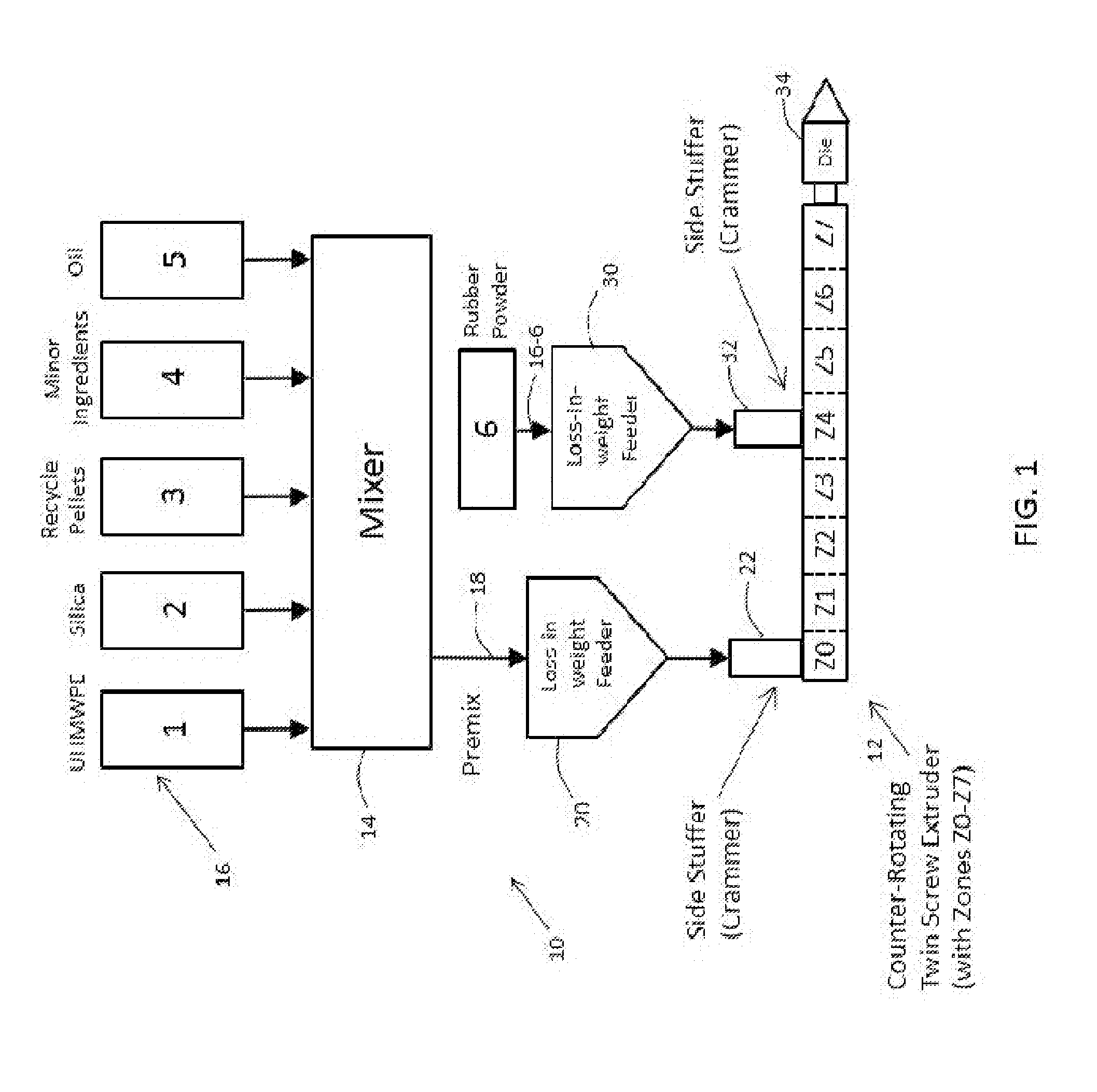 Method of making a rubber-containing polyolefin separator