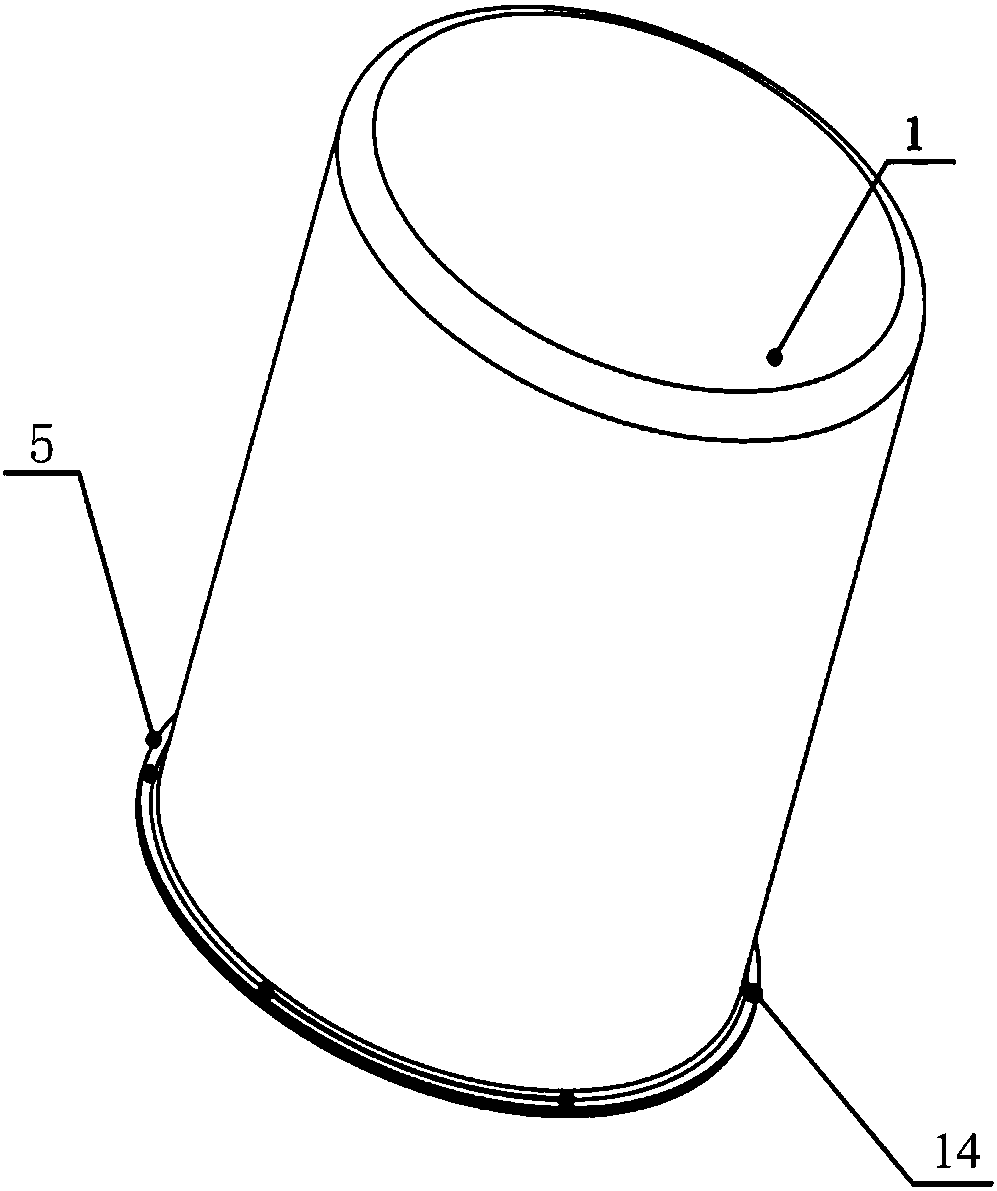 Omni-directional vertical polarization broadband VHF waveband antenna used for ground communication station installation