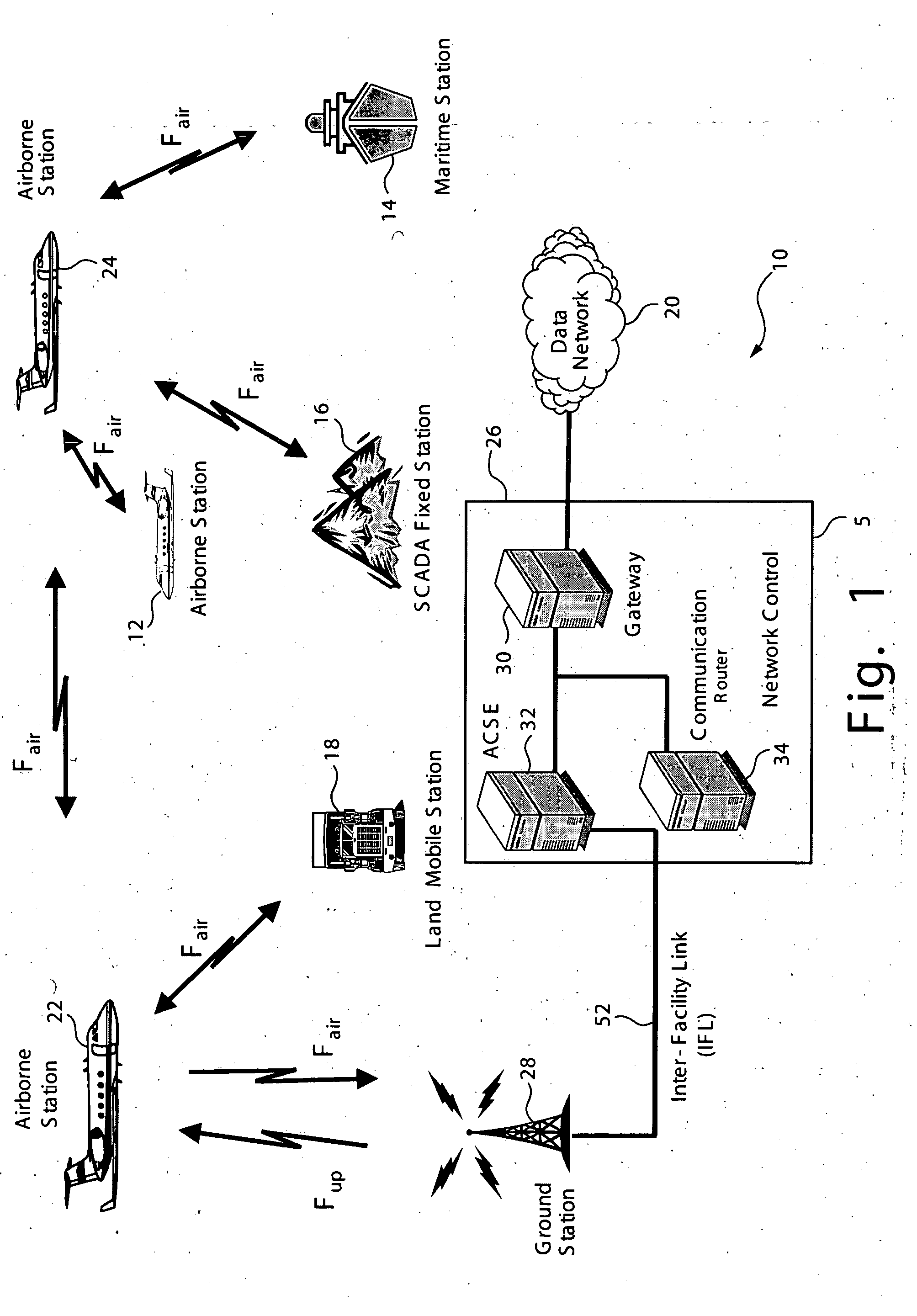 Airborne radio relay system