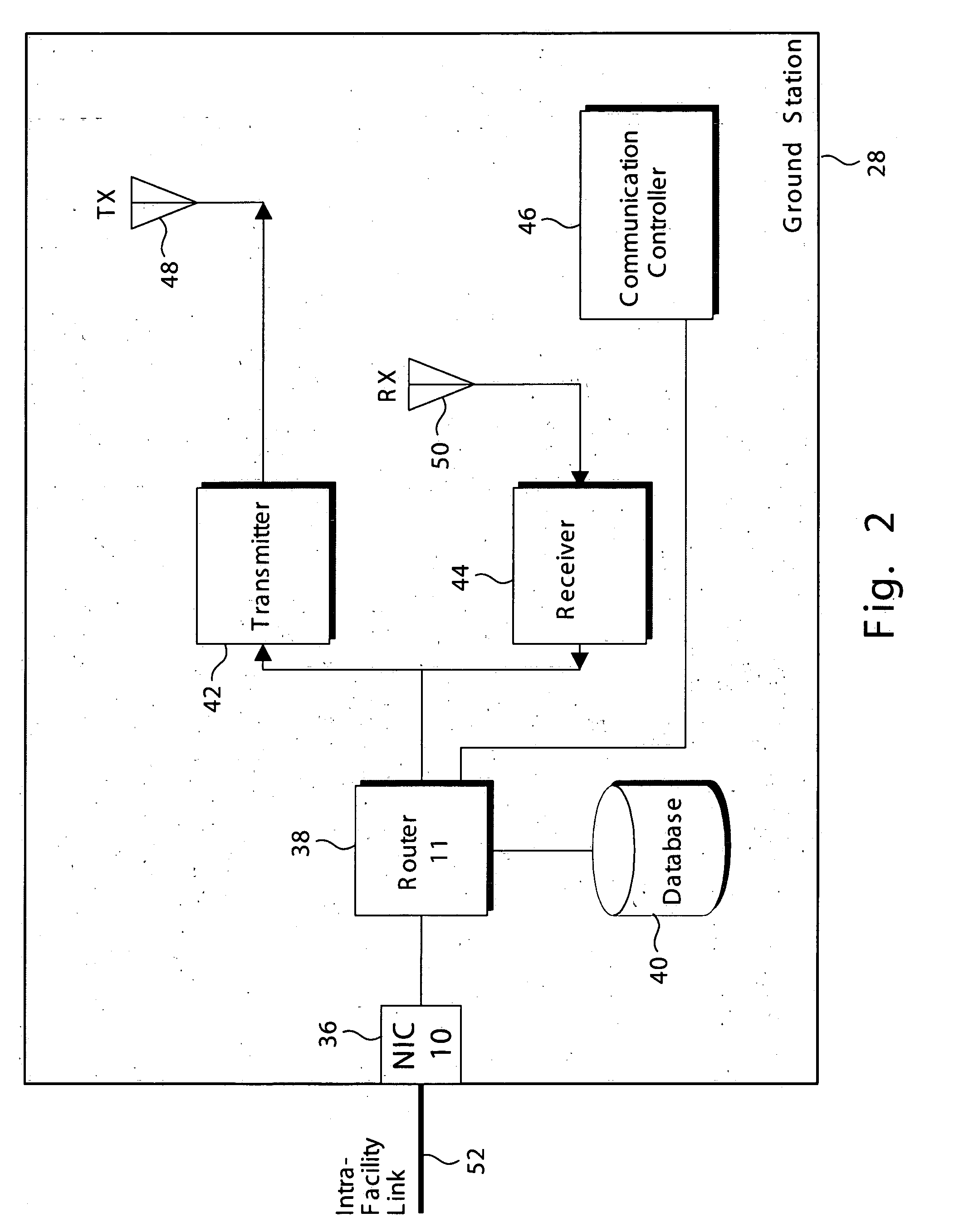 Airborne radio relay system