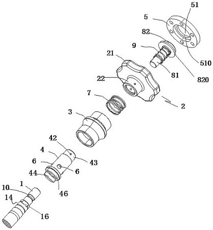 Guide knocking cap and prosthesis knocking device for joint replacement