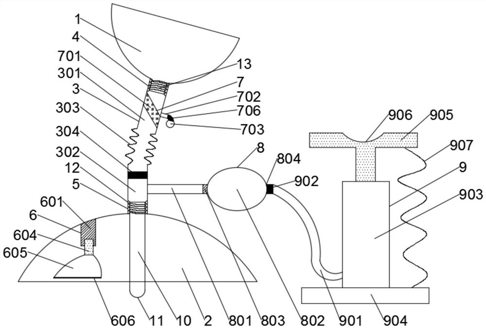 A kind of high-efficiency artificial respiration device for nursing care in cardiology department