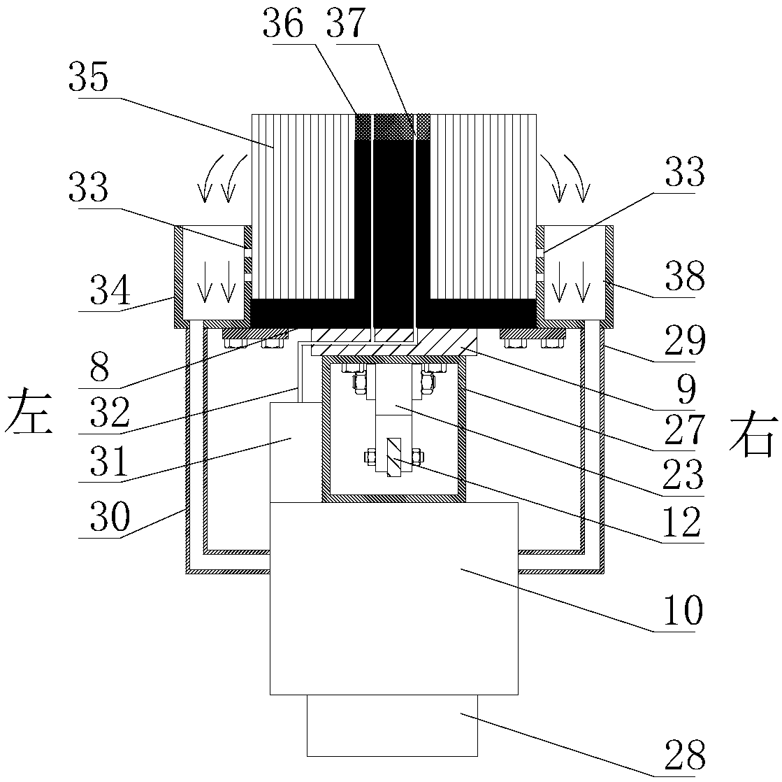 Automatic dust absorption environment-friendly blackboard eraser