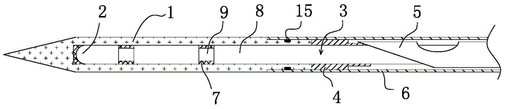 Microwave ablation antenna for interventional treatment of lung cancer