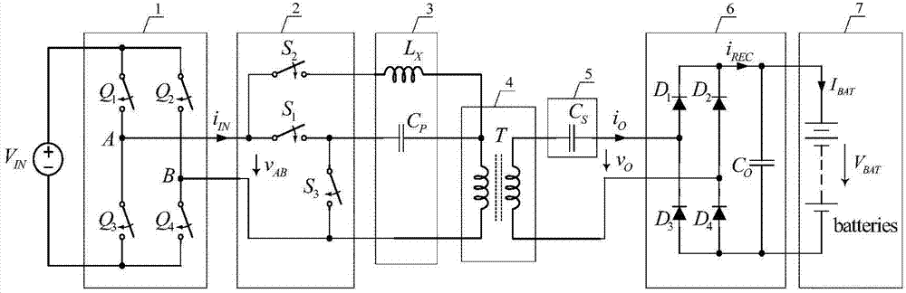 Constant current-constant voltage composite topological sensing type charging system