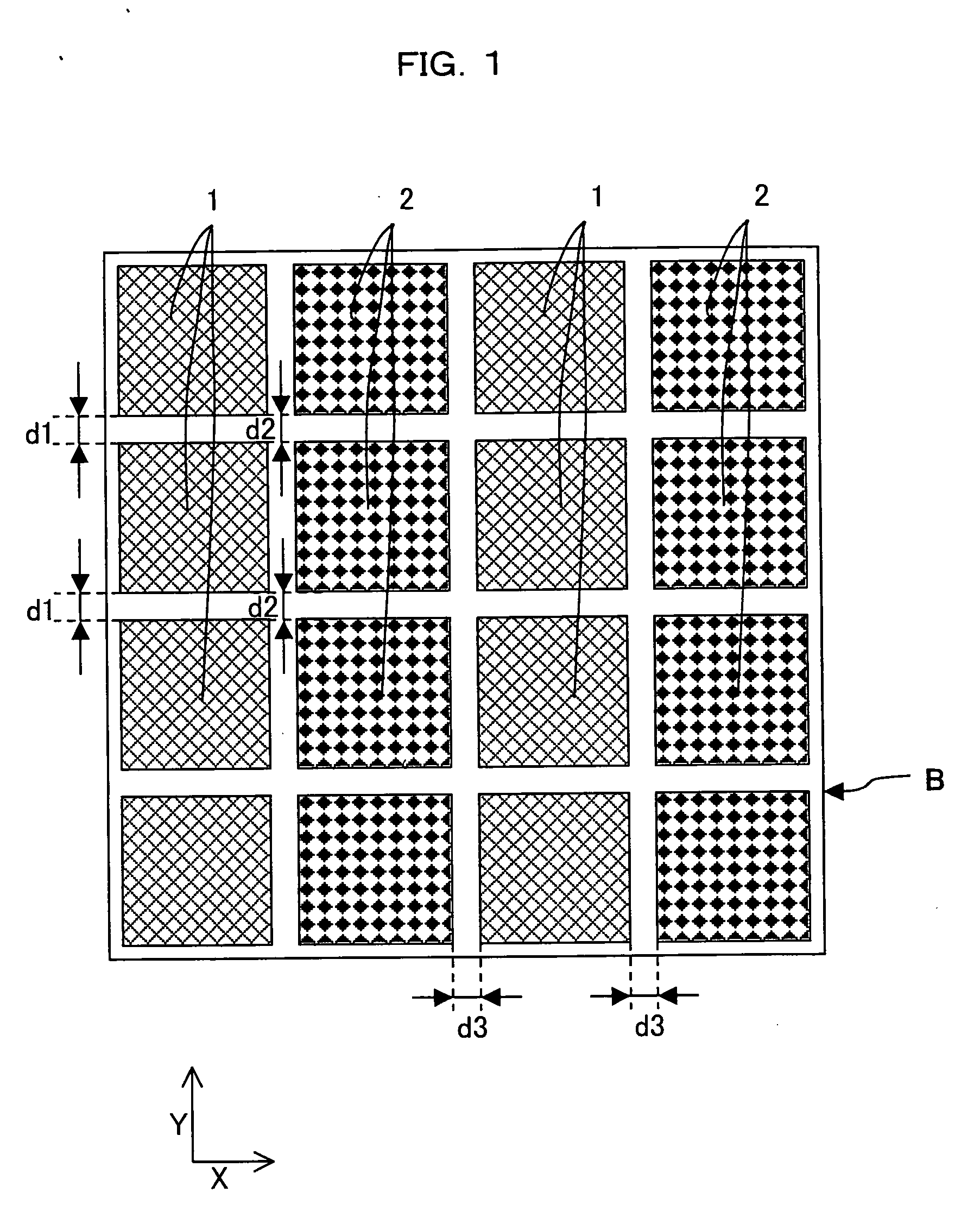 Placement configuration of MIM type capacitance element