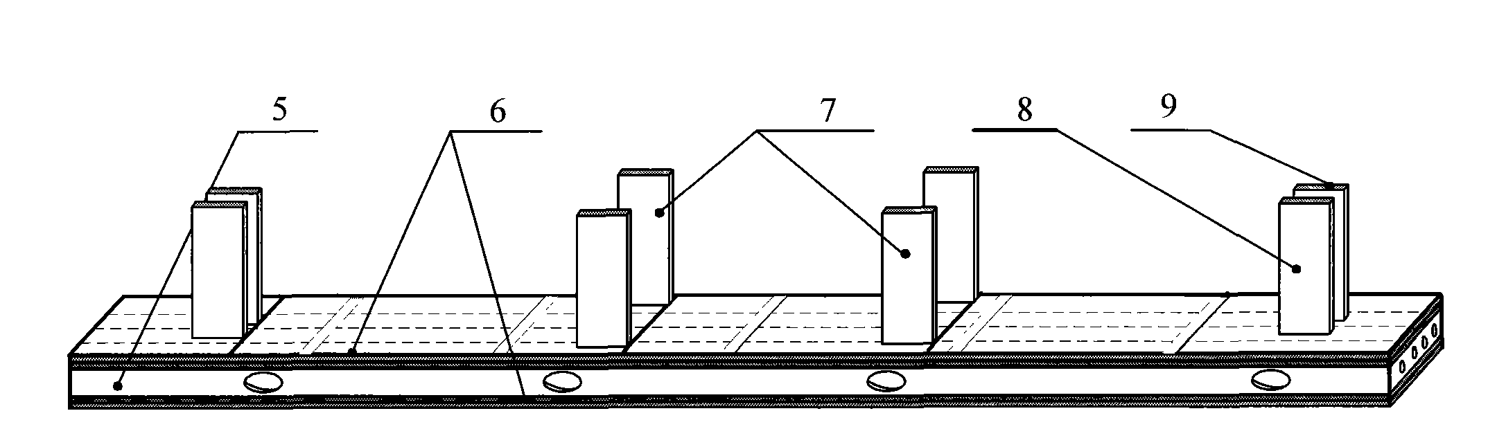 Ultrasonic motor with two linear degrees of freedom based on flexural oscillation driving of rectangular plate