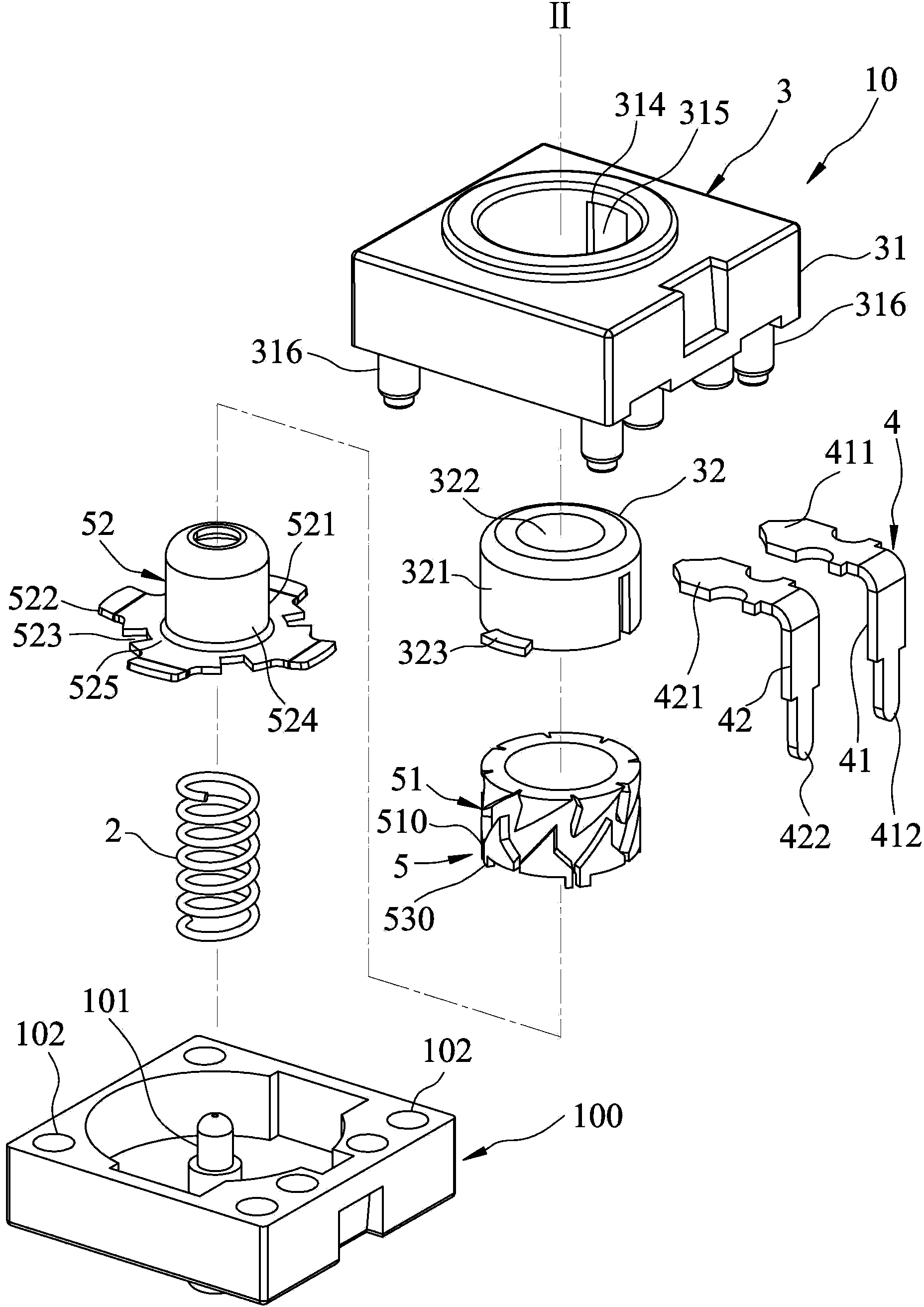 Pushbutton switch