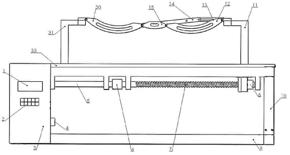 Rabbit spine curving device for experiment