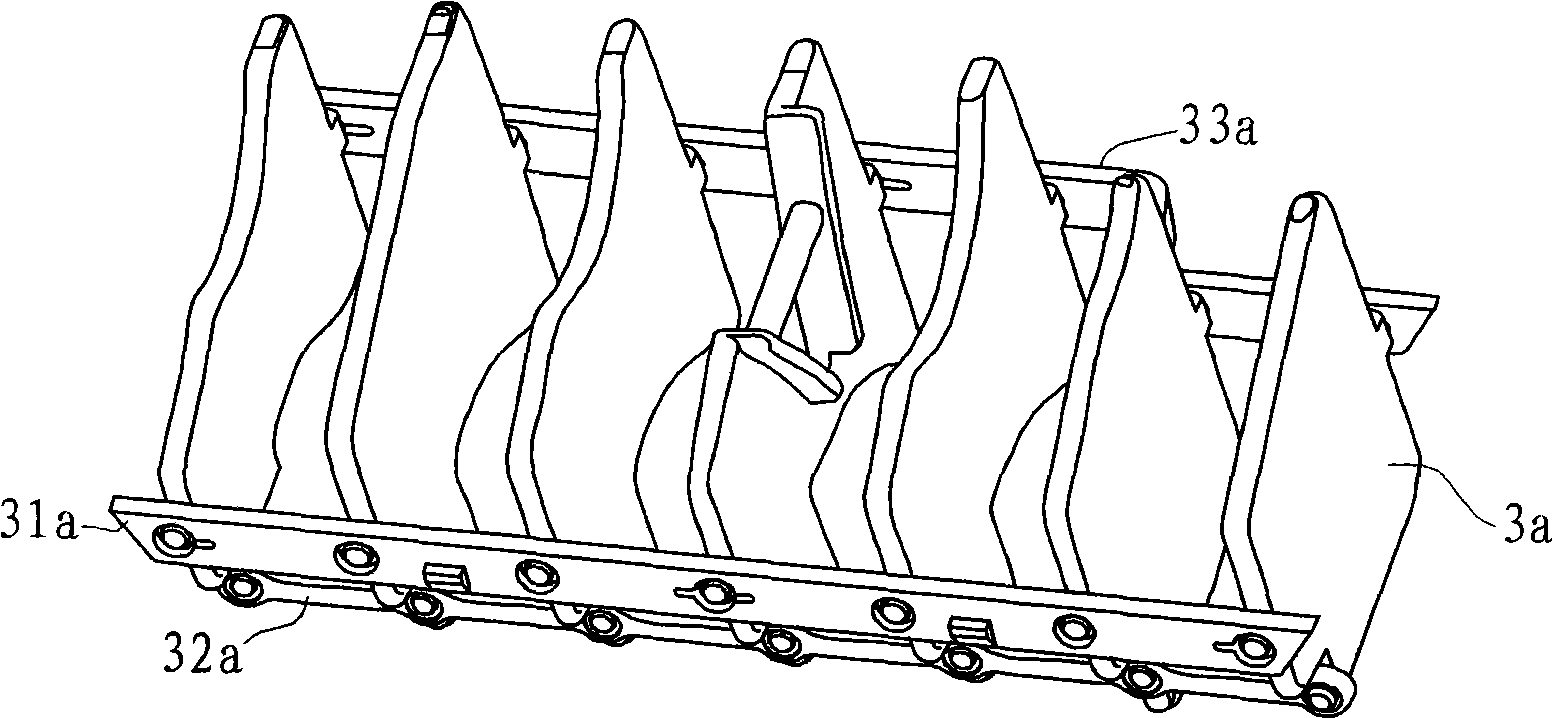 Device for combining and assembling air conditioner discharge set