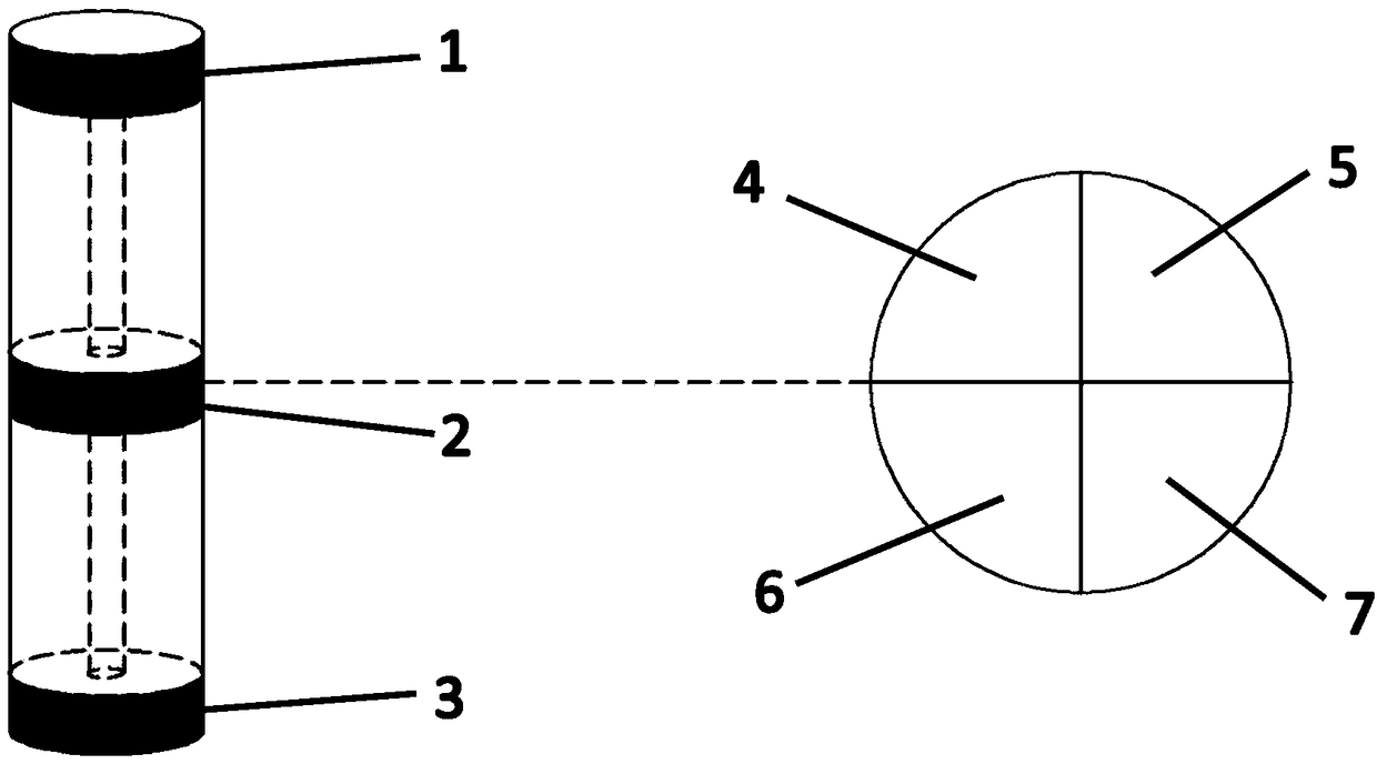 Fixed type intelligent gradiograph, fixed type intelligent gradiograph system and implementation method