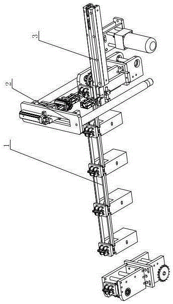 Special conveying and transferring mechanism for lock cylinder