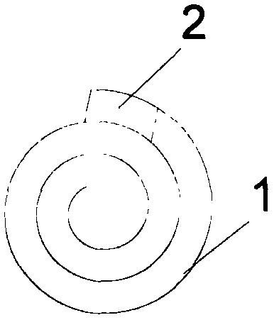 Tooth penetrating device with advertising effect