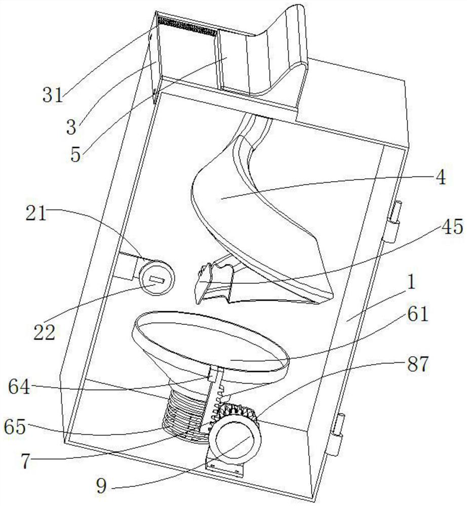 A convenient anti-theft milk box