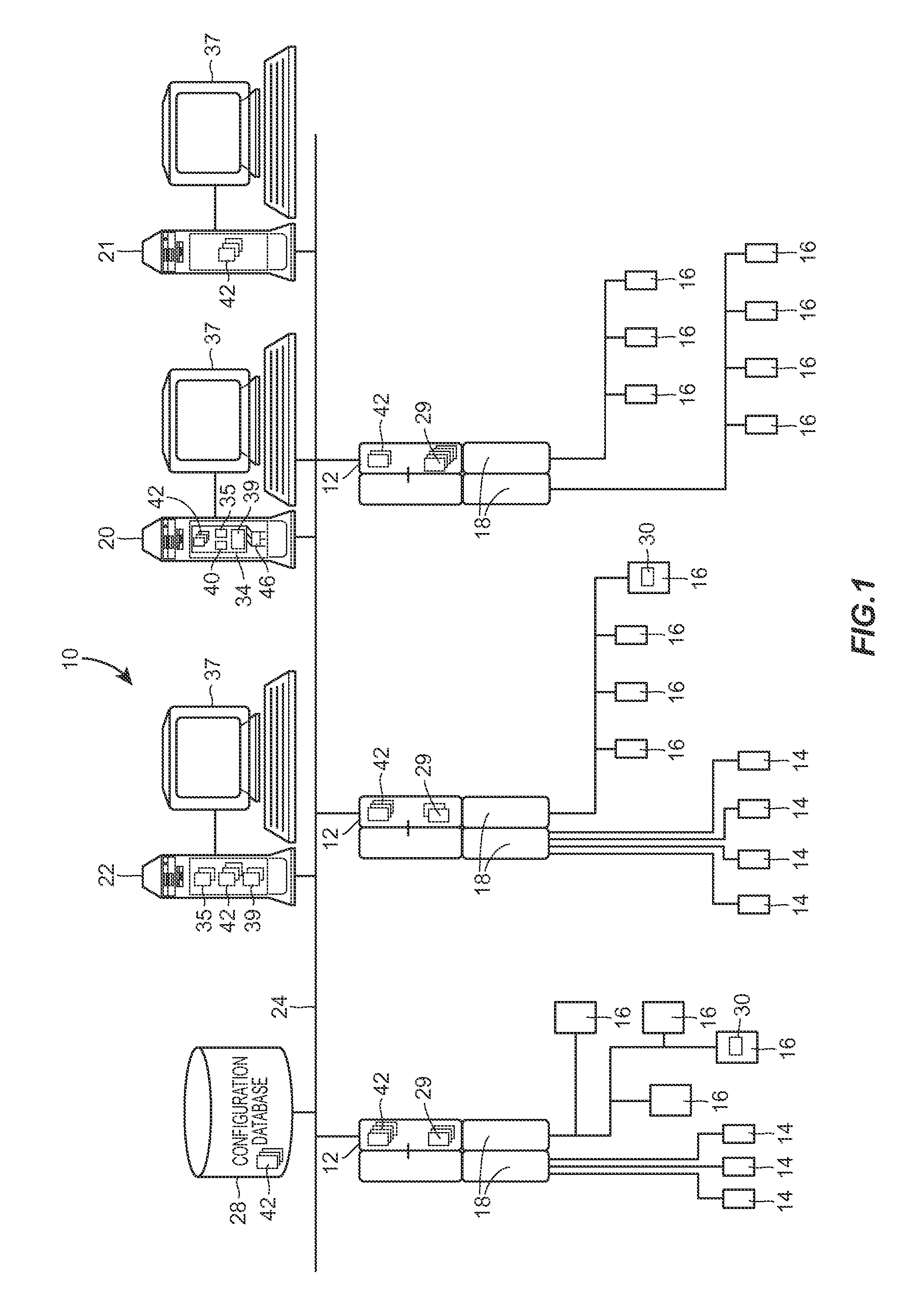 Enhanced sequential method for solving pressure/flow network parameters in a real-time distributed industrial process simulation system