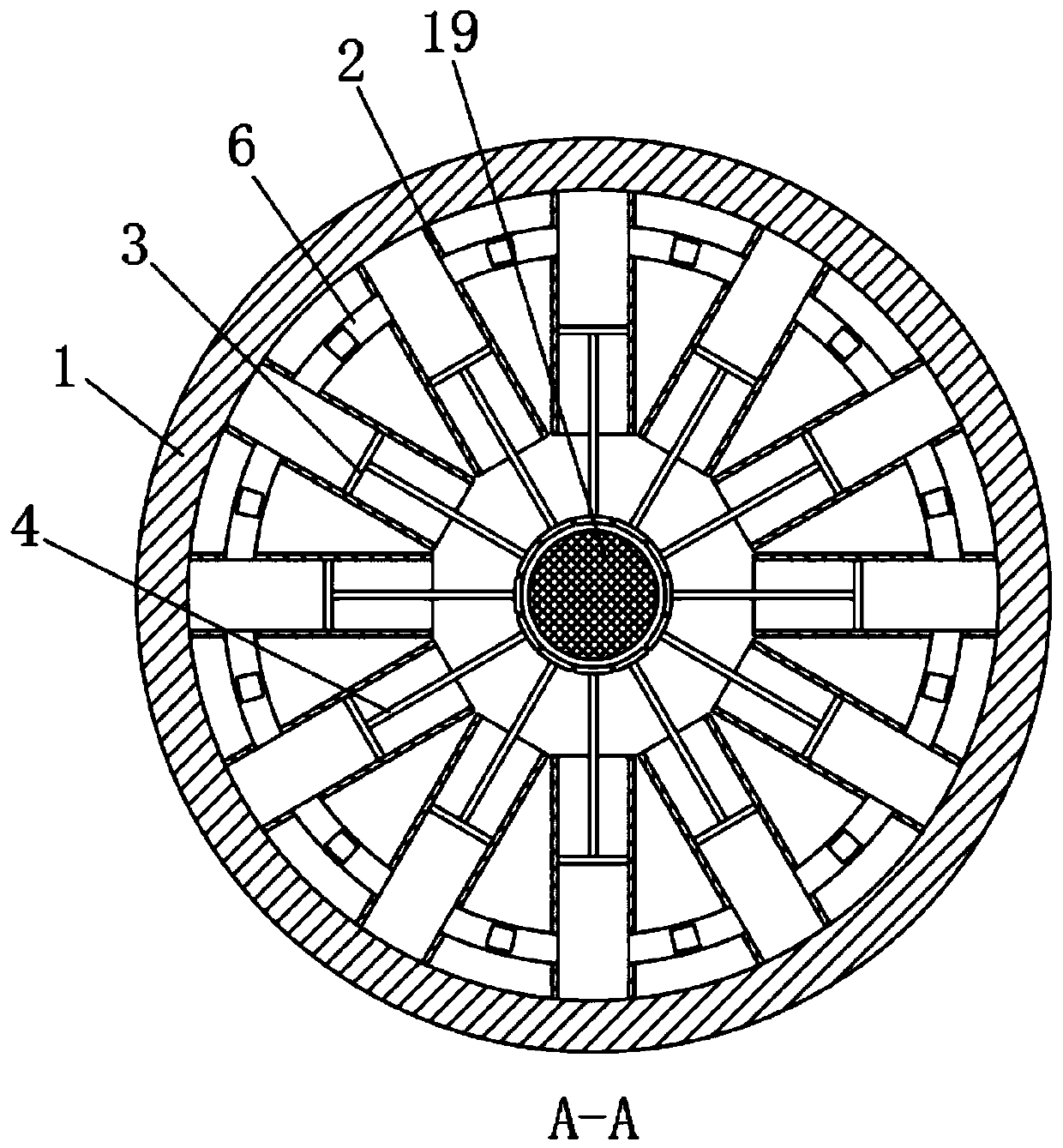 An anti-sudden braking bus hoisting ring