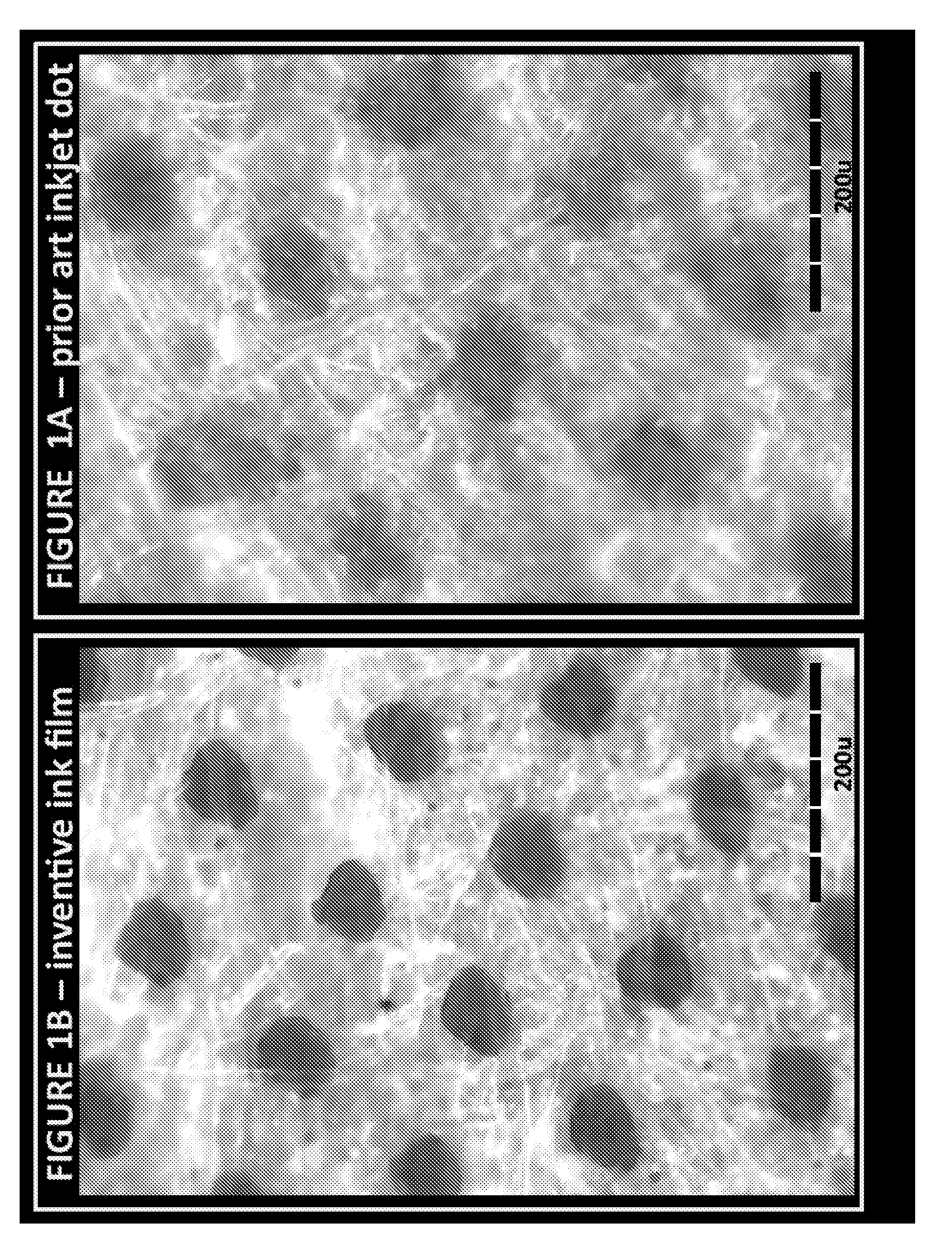 Ink film constructions