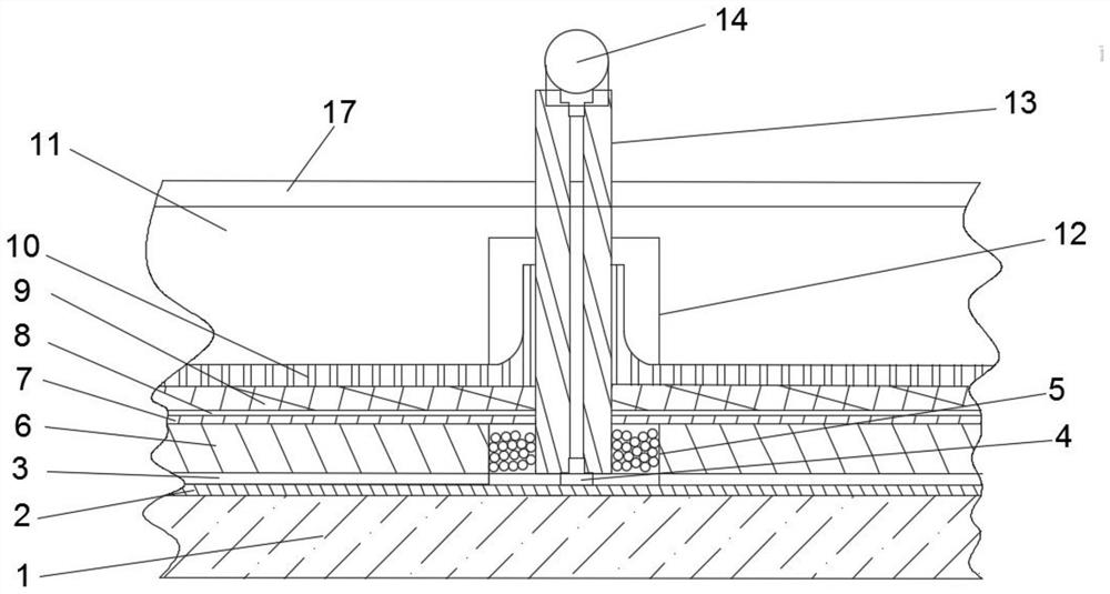 Planting roof exhausting and spraying device and distribution method