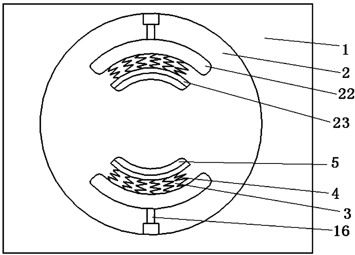 Internal polishing device for automatic glass sleeves