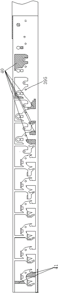 Multi-station progressive die for punching of electric appliance contact support and blanking process