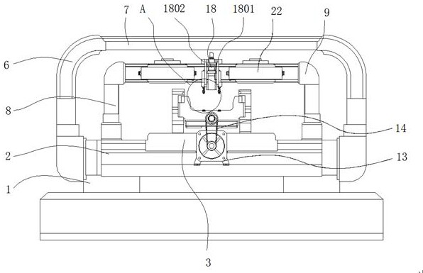 Part detection device with heat dissipation structure for electric power engineering