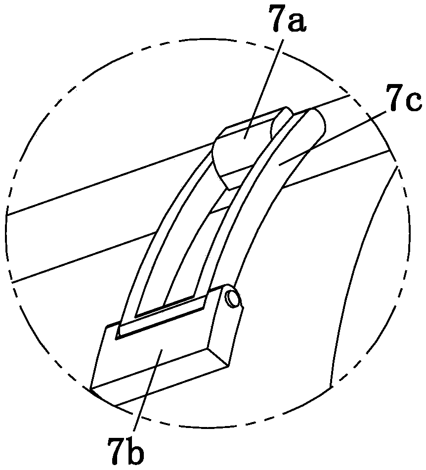 Working method of bridge cable maintenance device