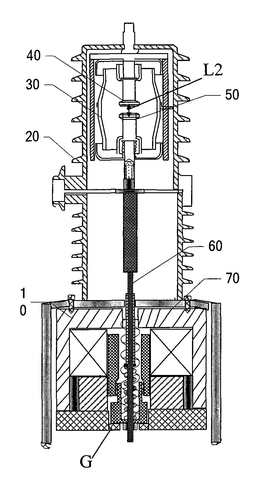 Single phase permanent magnetic mechanism for vacuum circuit breaker