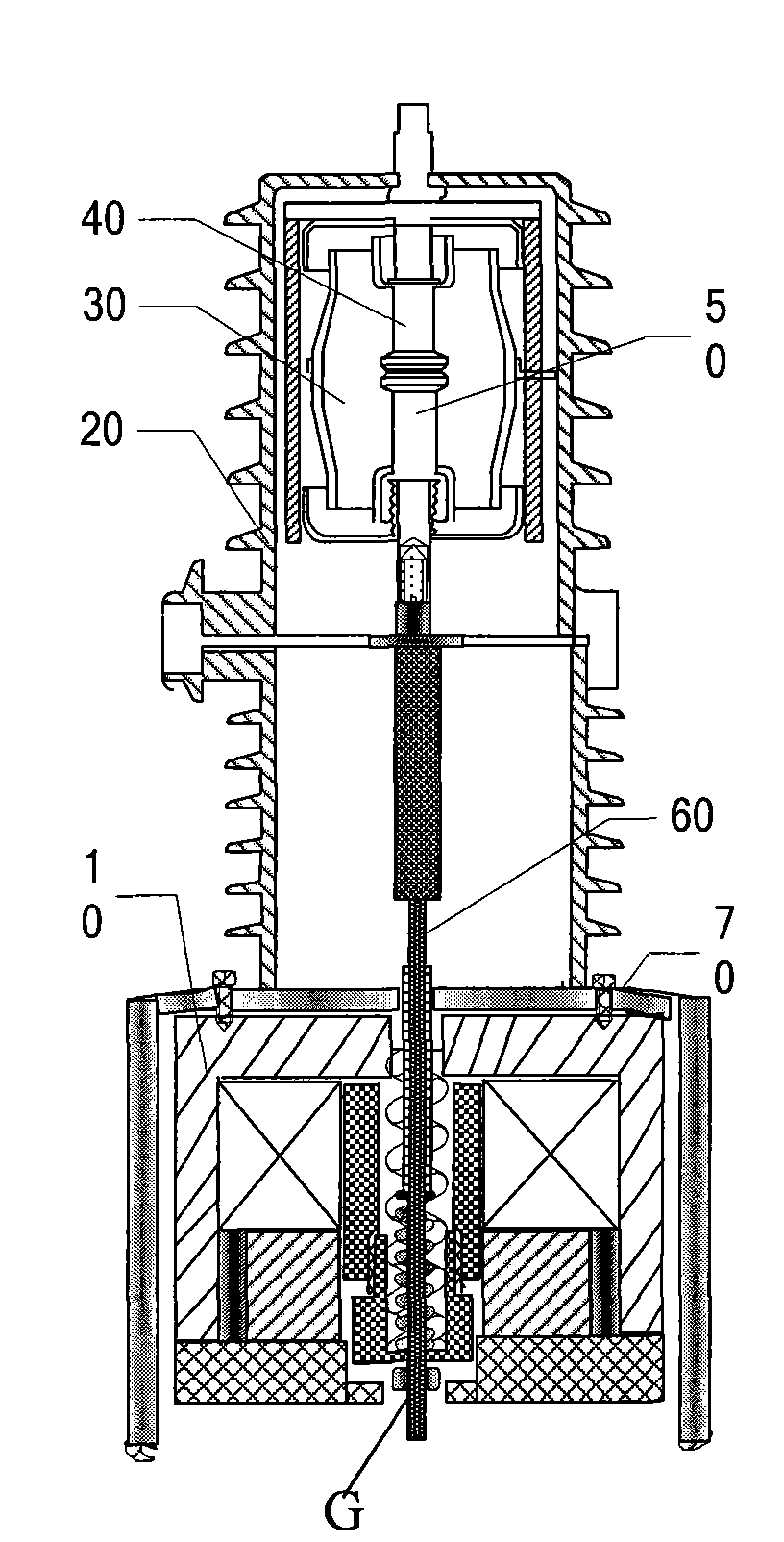 Single phase permanent magnetic mechanism for vacuum circuit breaker