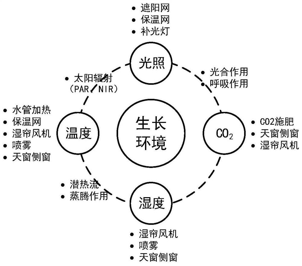 A multi-factor coordinated multi-objective control method for greenhouse environment