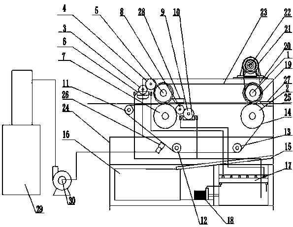 Colored paper making and coloring equipment and method