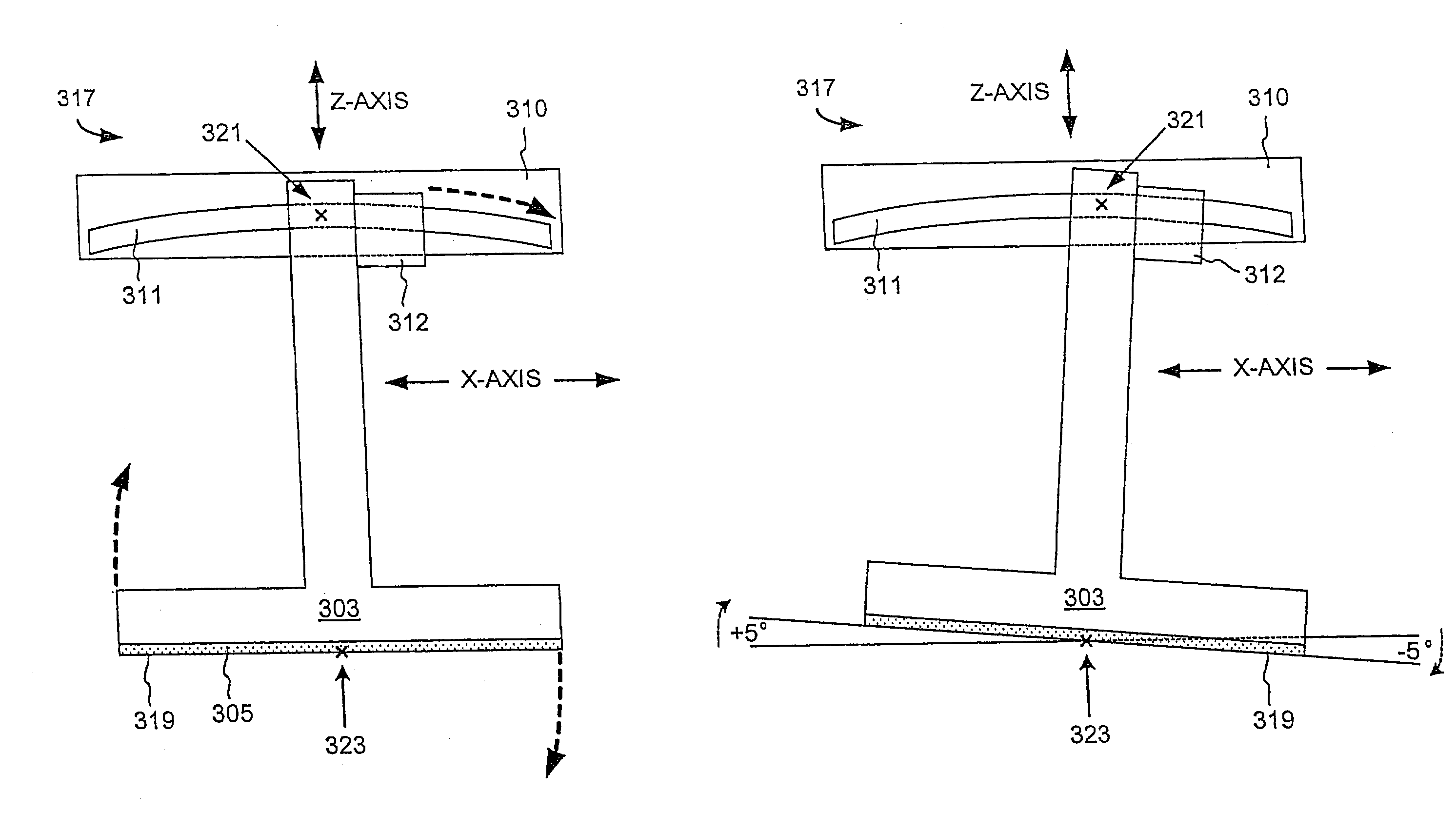 Methods and apparatus for controlled-angle wafer positioning