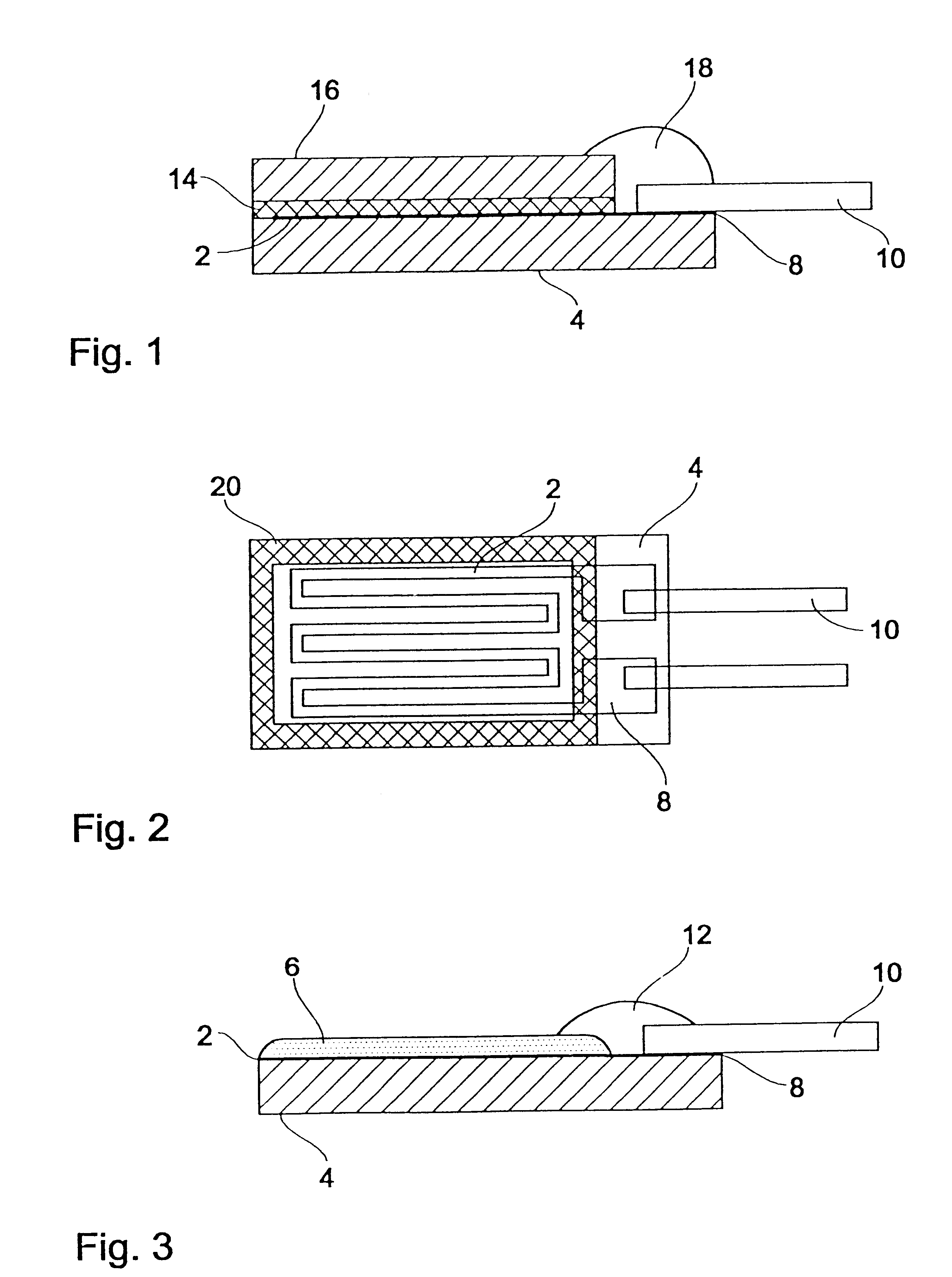 Platinum temperature sensor and its method of production