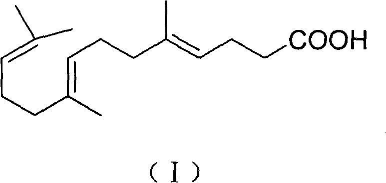 New preparation method for gefarnate key intermediate