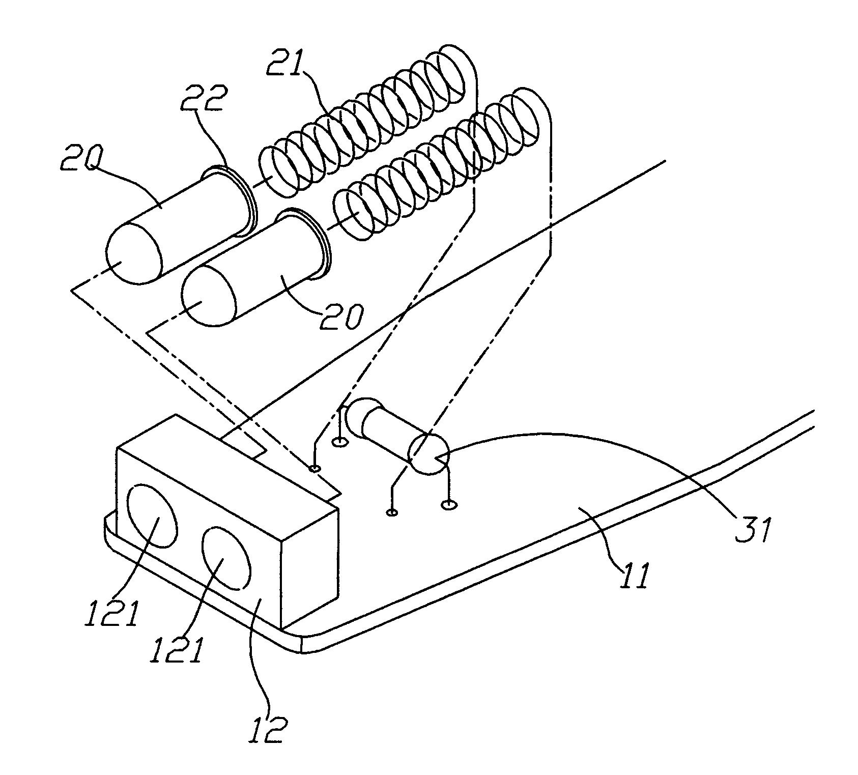 Apparatus for testing skin moisture