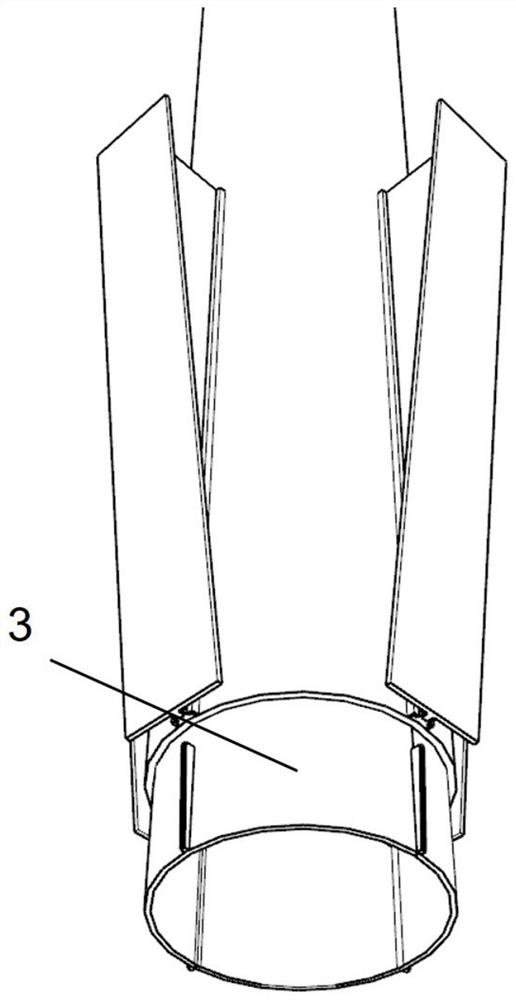 A combined single pile foundation for offshore wind power and its construction method