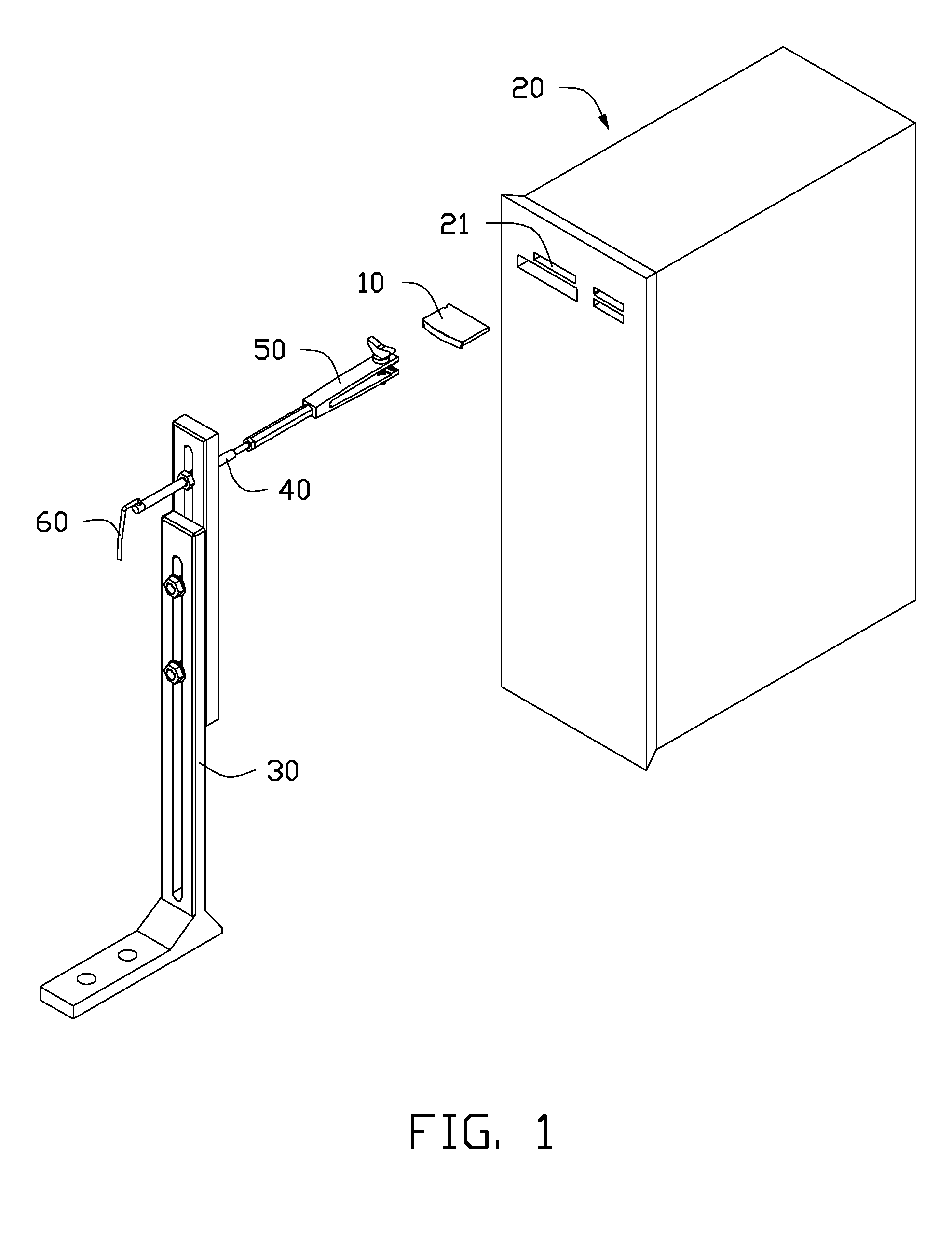 Testing apparatus for extension device