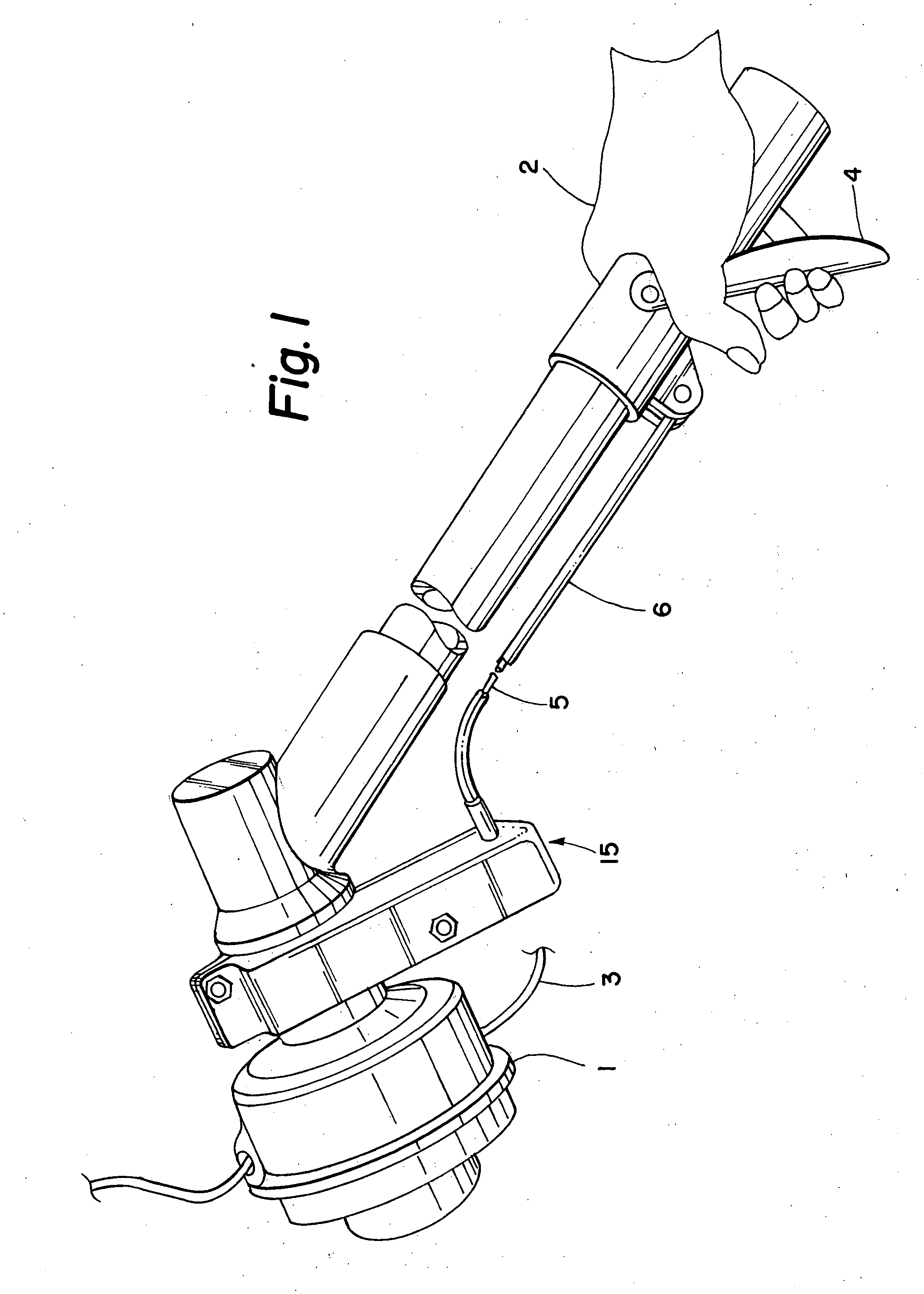 Cable actuated indexing trimmer head compressor