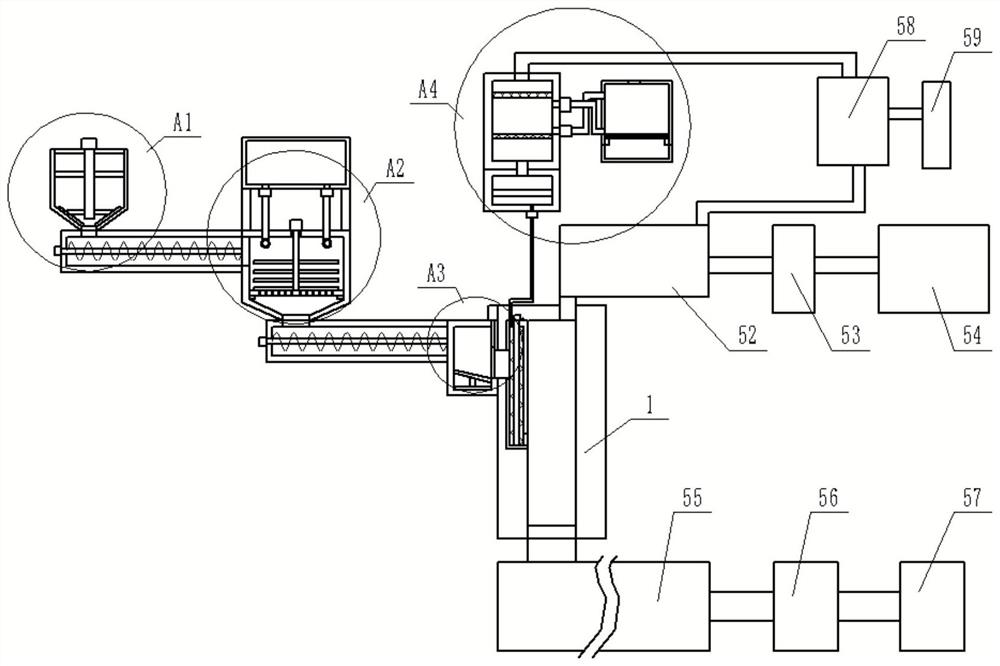 Low-carbon environment-friendly resource utilization process and system for high-mercury cyanogen-containing gold separation waste residues