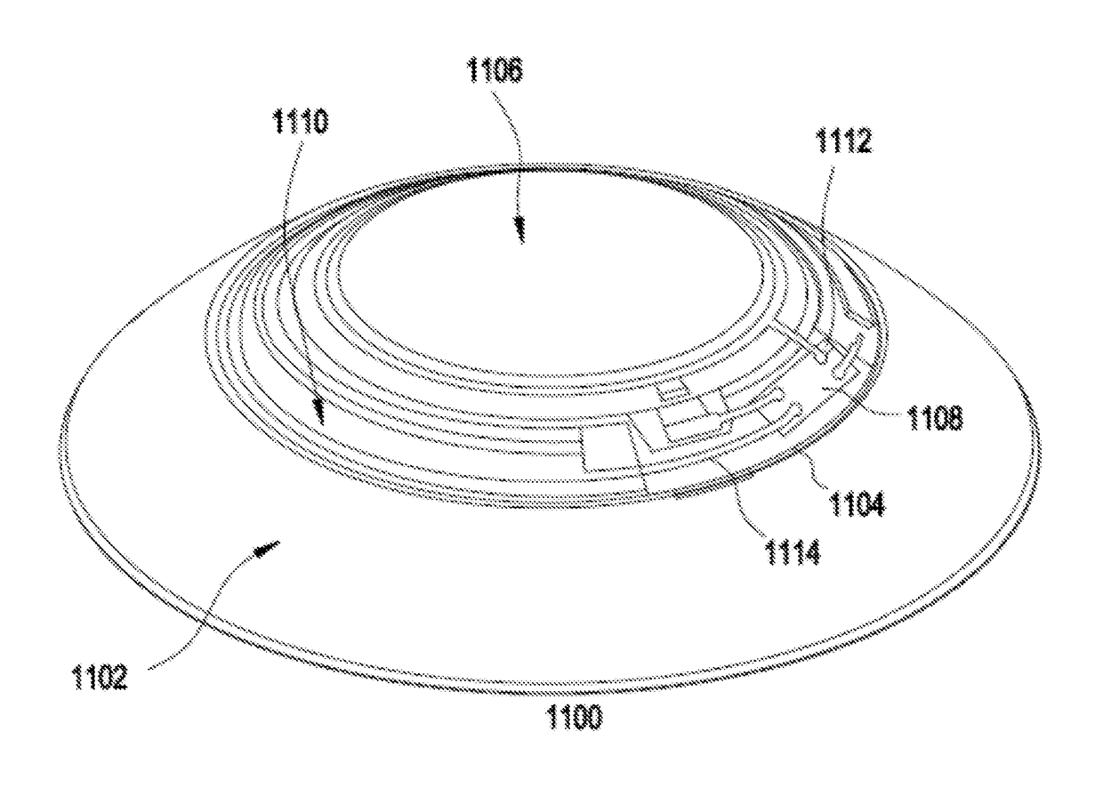 Electronic ophthalmic lens with eye closed sensor with open eye prompt and data logging