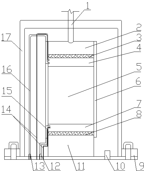 Method and pressure chamber for measuring crack characteristics of damaged rock