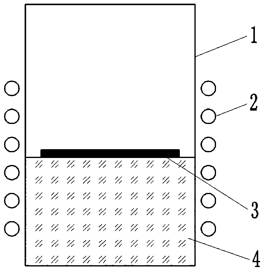 Method and device for preheating and initially melting glass raw materials