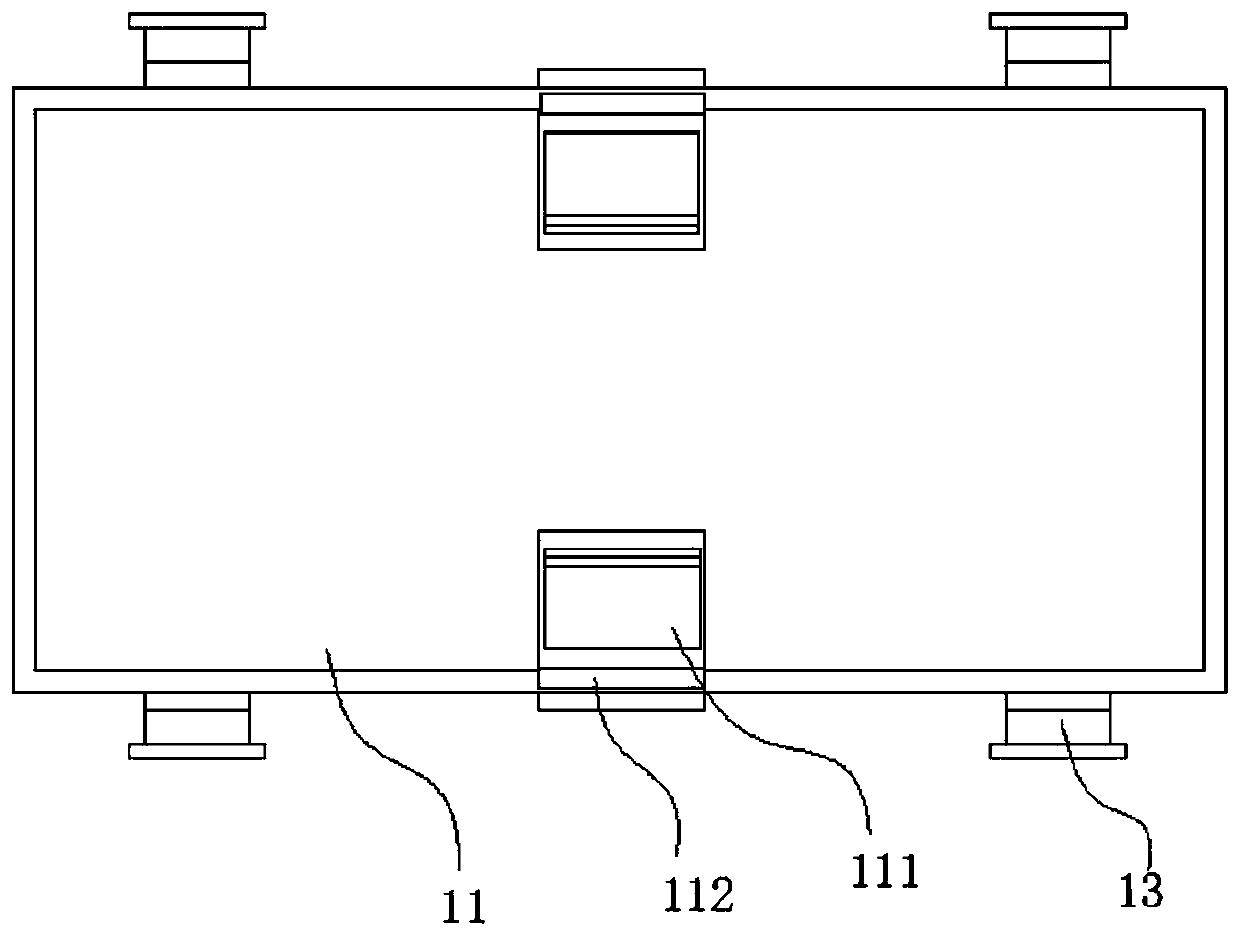 Subway engineering inspection pit stand column concrete construction auxiliary device and using method