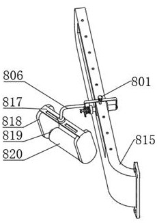 Conveying structure for plastic packaging paper printing