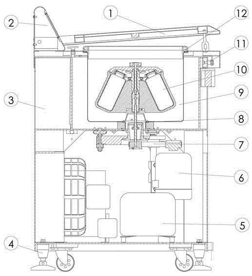 High-speed refrigerated centrifuge