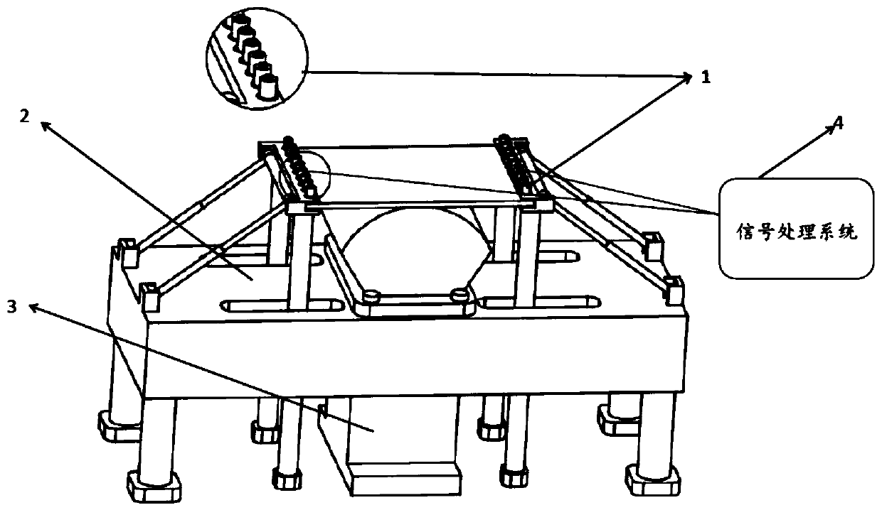 Skin stretching defect online detection device