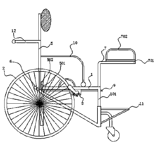 Multifunctional toilet wheelchair